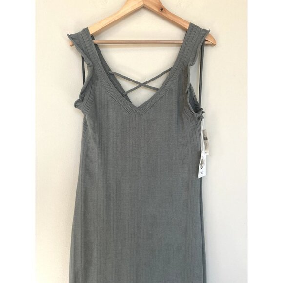 NWT Daily Practice x Anthropologie Ribbed Sweater Midi Dress XL - Picture 8 of 16